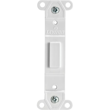 Leviton White Blank Toggle Wall Plate Insert 012-80700-00W